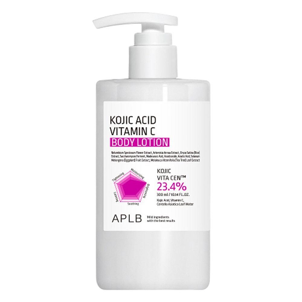 APLB Kojic Acid Vitamin C Body Lotion 300ml – Brightening & Hydrating Korean Body Lotion
