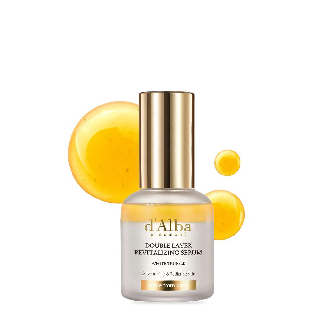 d'Alba White Truffle Double Layer Revitalizing Serum 30ml – Nourishing Anti-Aging Serum