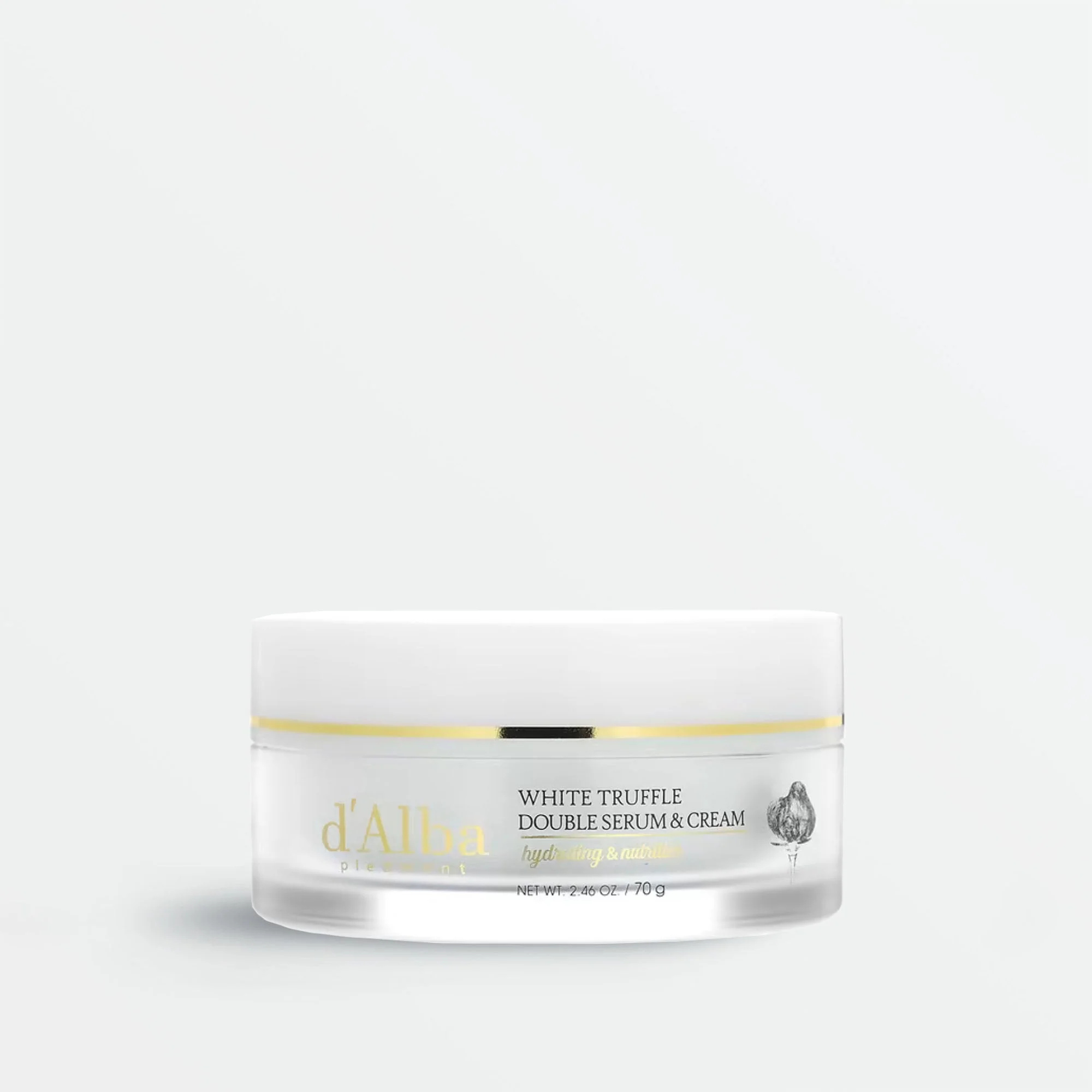 d'Alba White Truffle Double Serum & Cream 70ml – Custom Hydration & Firming Care