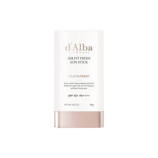 D'ALBA Air Fit Fresh Sun Stick 19g | SPF50+ Portable Korean Sunscreen