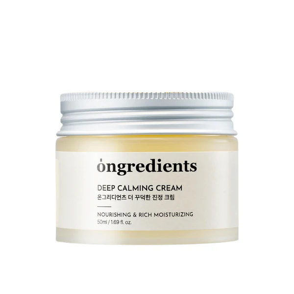 ONGREDIENTS Deep Calming Cream 50ml – Soothing Barrier Repair Moisturizer