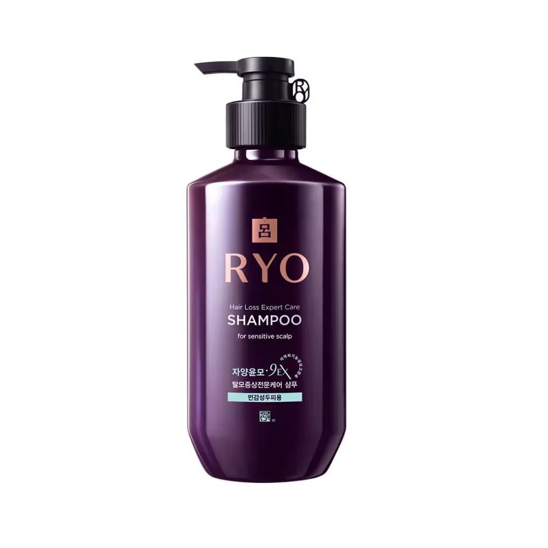 Ryo Hair Loss Expert Care Shampoo For Sensitive Scalp 400ml – Herbal Anti Hair Fall Shampoo