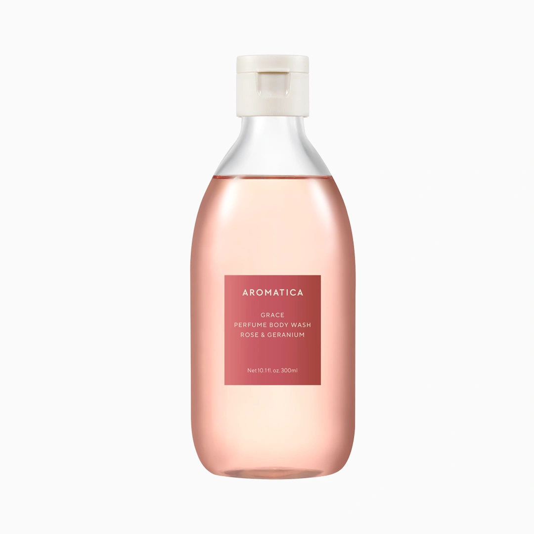 Aromatica Grace Perfume Body Wash Rose Geranium 300ml | KoreanshopBD